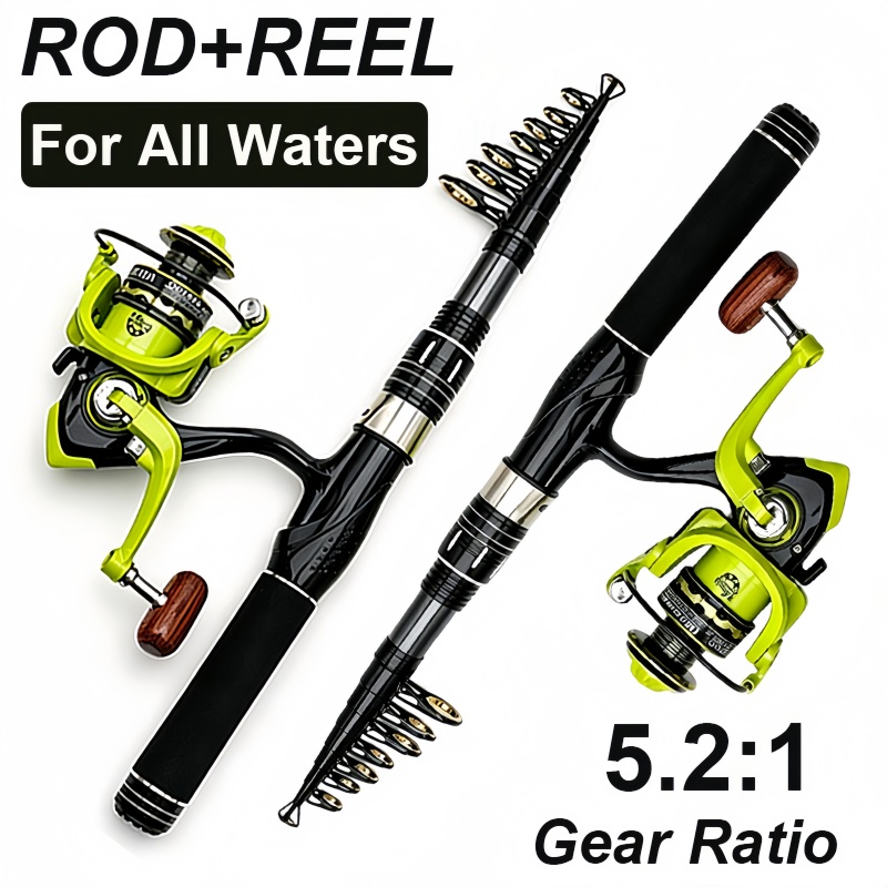 Fishing Rod Spinning - 스피닝 낚싯대와 릴 콤보 1.5-2.4m 카본