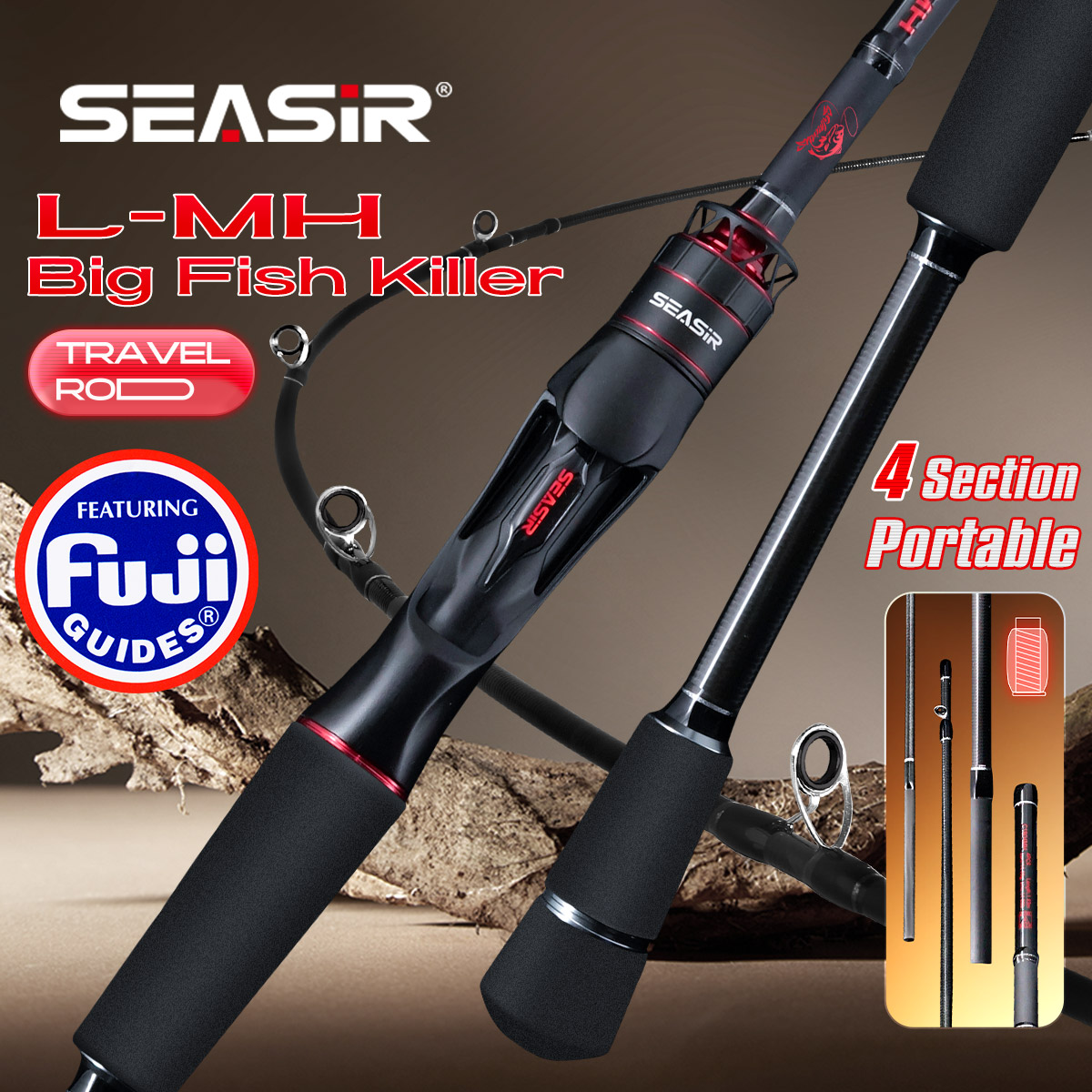 Fishing Rod Surf - 시어서 살미누스 XF M/MH 스피닝&캐스팅 낚싯대
