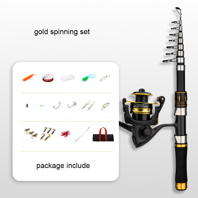 Fishing Rod Combo - 카본 파이버 낚싯대 2.1m 스피닝 릴