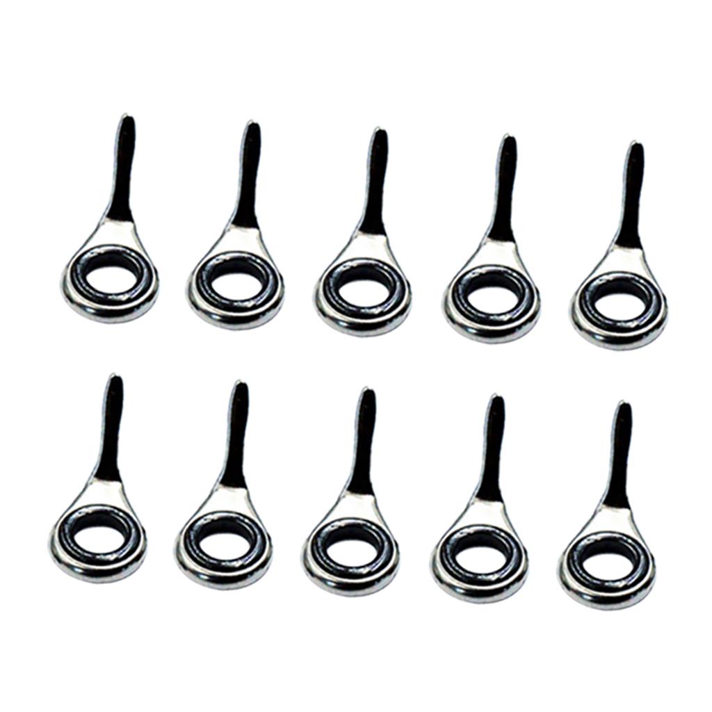 Fishing Rod Repair Kit - 10개 세트 텔레스코픽 낚싯대 가이드 낚싯줄