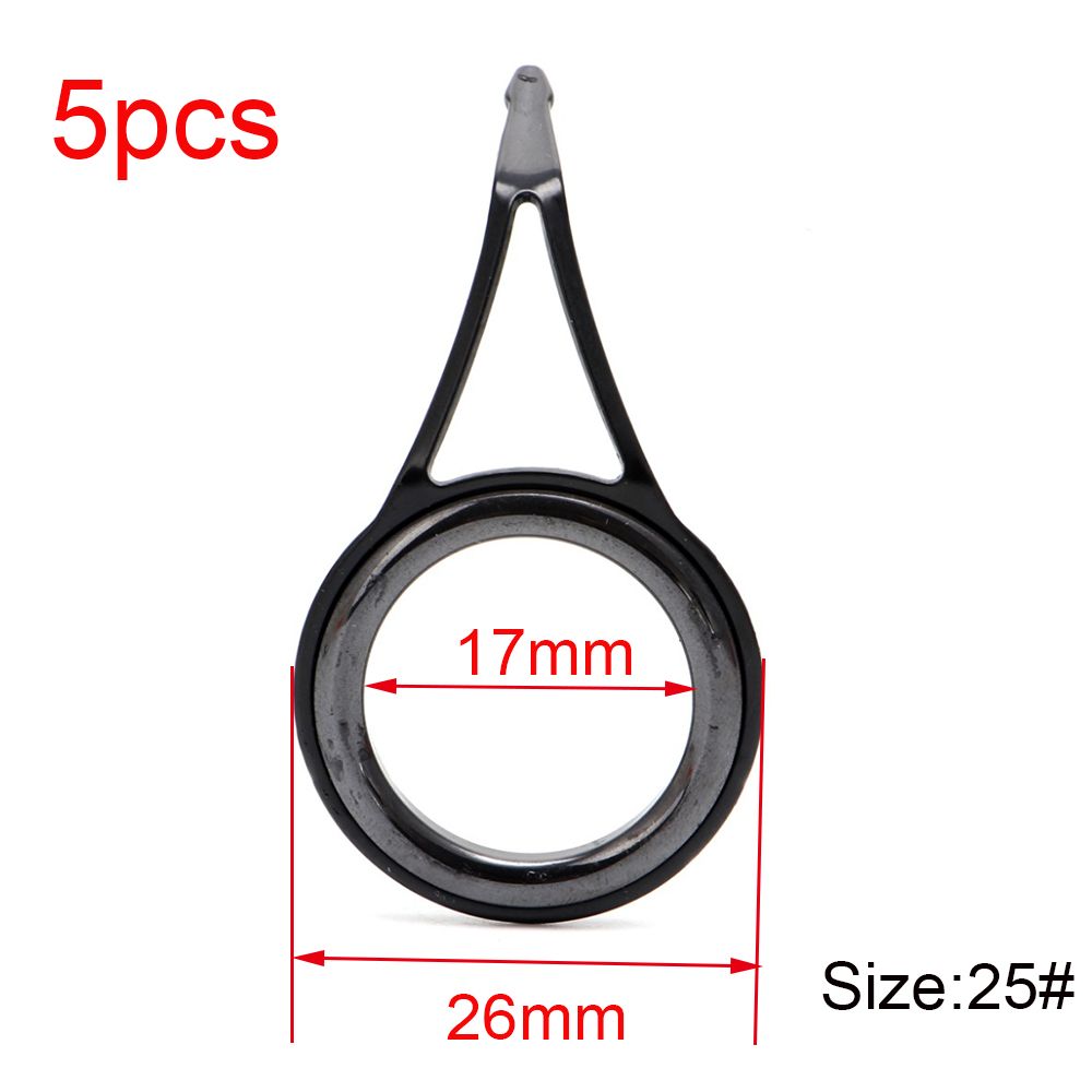 Fishing Rod Repair Kit - 타원형 3mm-23mm 내경 스테인리스 스틸 낚싯대