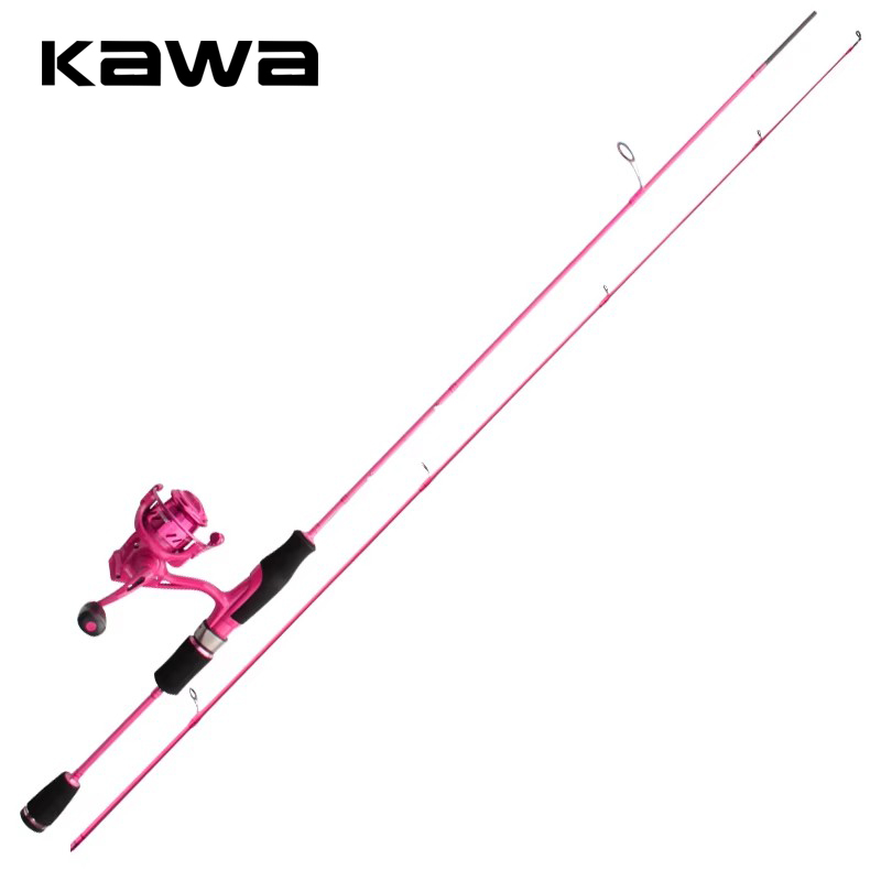 Fishing Rod Surf - 카와 카본 파이버 낚싯대 초경량 핑크색