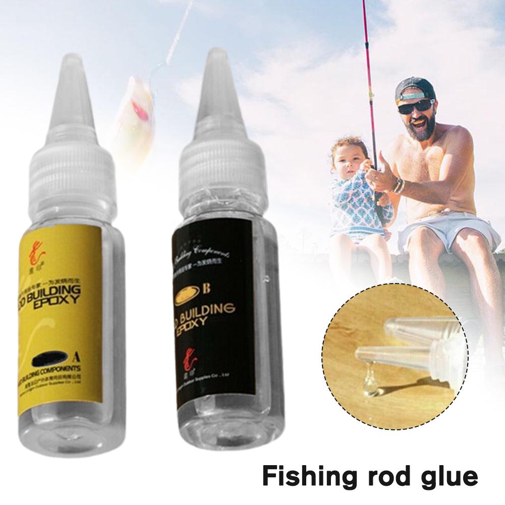 Fishing Rod Repair Kit - 2개 DIY 낚시 도구 수리용 에폭시
