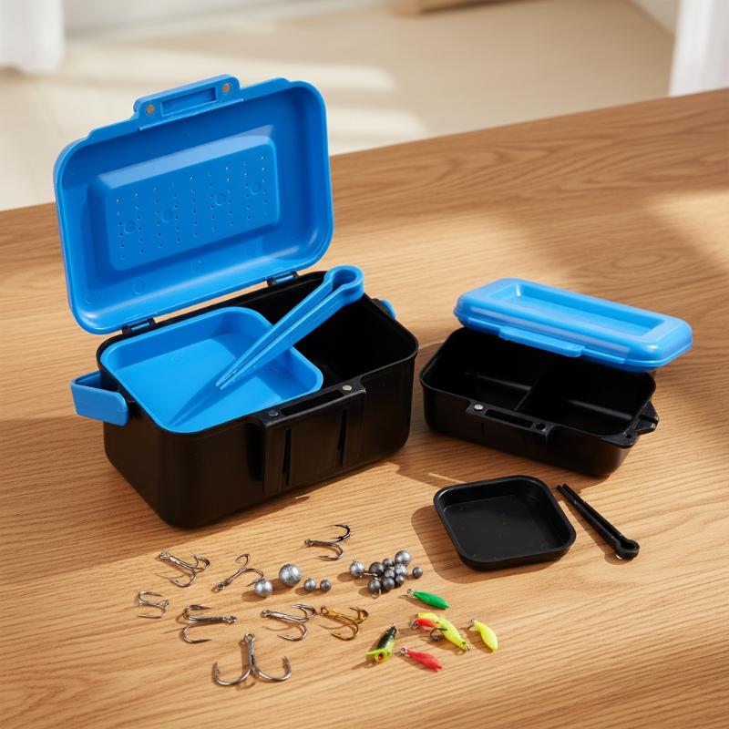 휴대용 낚시 도구 상자, 라이브 루어 미끼 지렁이 훅  - Fishing Rod Case 리뷰 및 가격