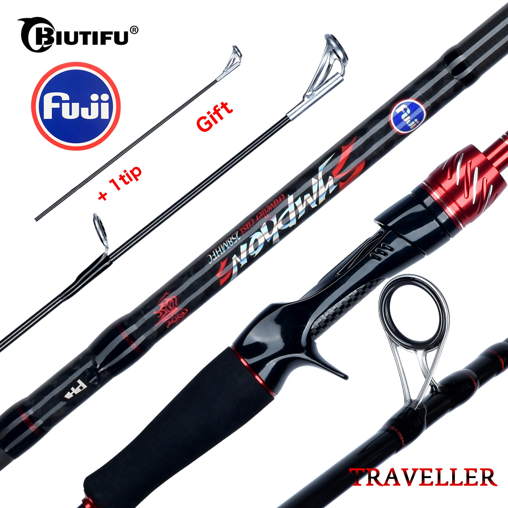 BIUTIFU 여행자 스피닝 캐스팅 후지 루어 미니 바 - Fishing Rod Ice 리뷰 및 가격