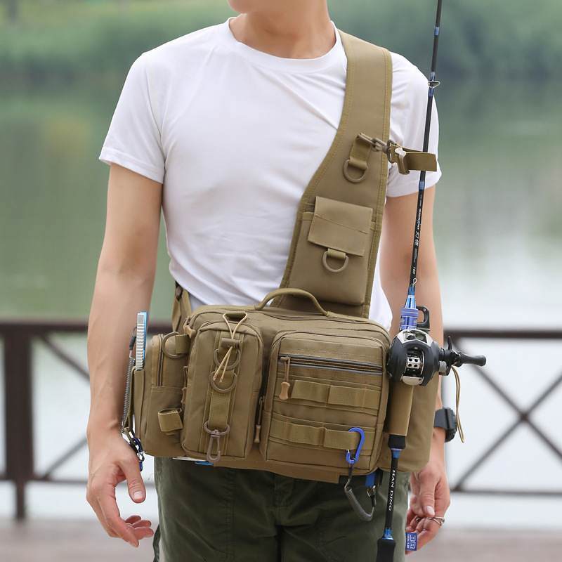 낚시 도구 배낭 낚시 패니 팩 크로스백 낚시 도구 상자 - Fishing Rod Holder 리뷰 및 가격