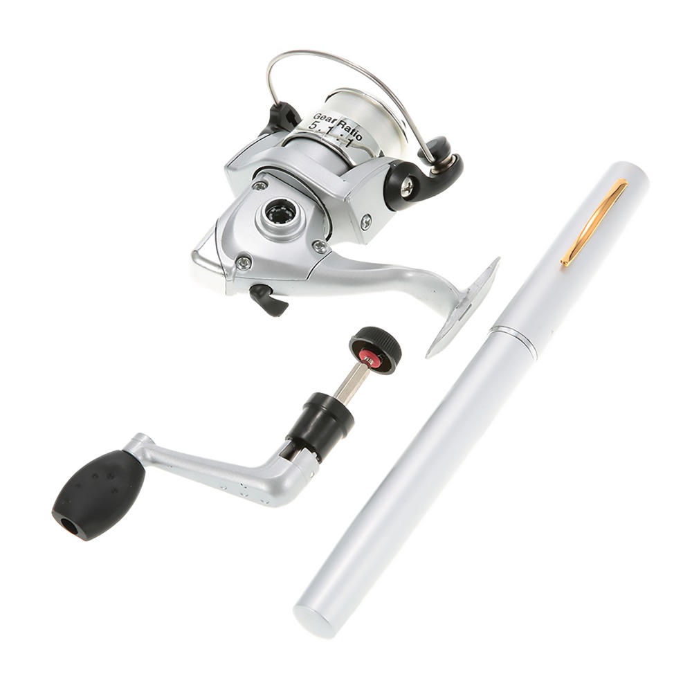 휴대용 텔레스코픽 포켓 낚싯대 경량 실버 펜 낚싯대 미 - Fishing Rod Fly 리뷰 및 가격