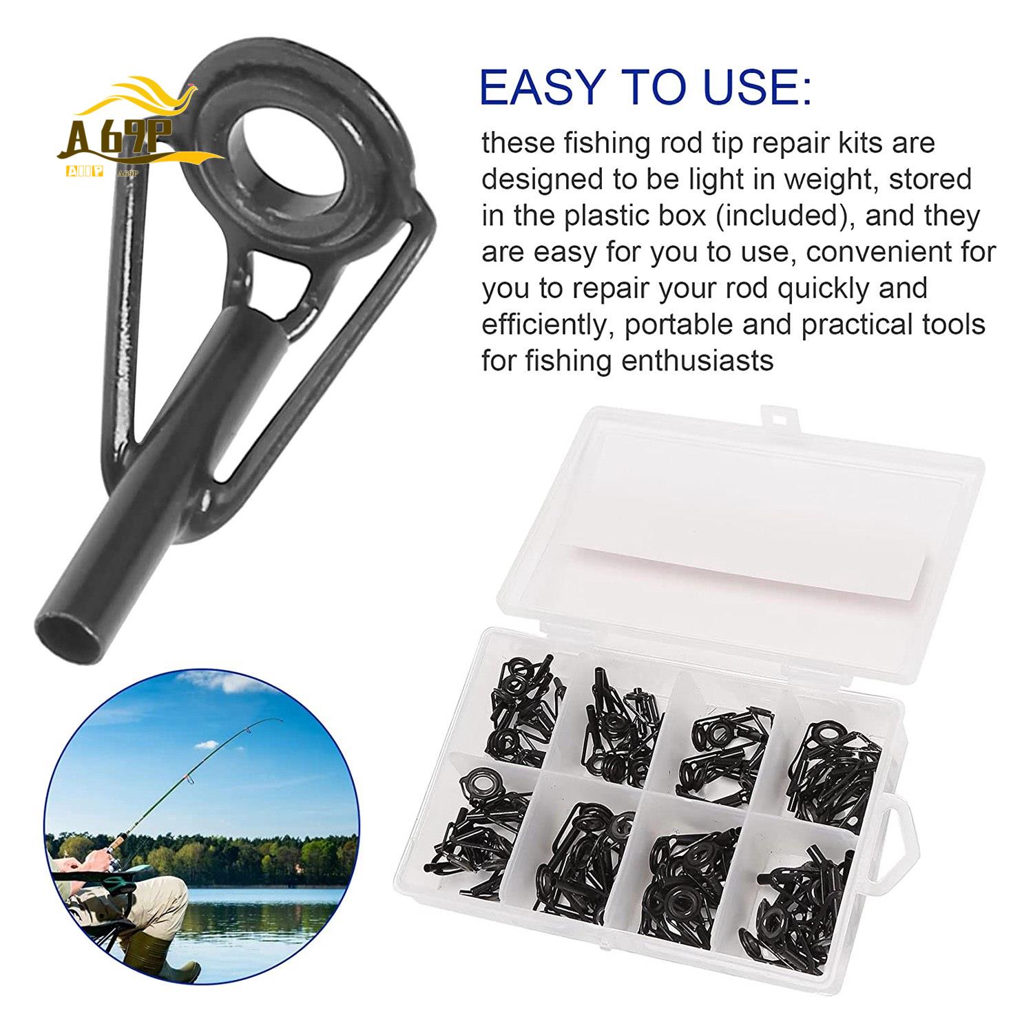 A69P-80 조각 낚싯대 팁 수리 키트 (담수/바닷물 - Fishing Rod Tip Replacement 리뷰 및 가격