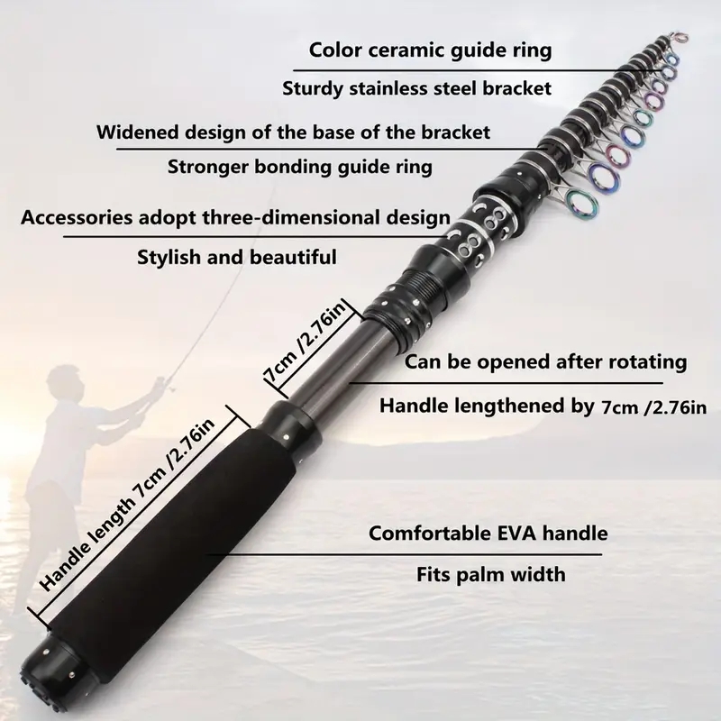 1.5M-3.0M 카본 휴대용 여행용 미니 길이 텔레스 - Fishing Rod Surf 리뷰 및 가격