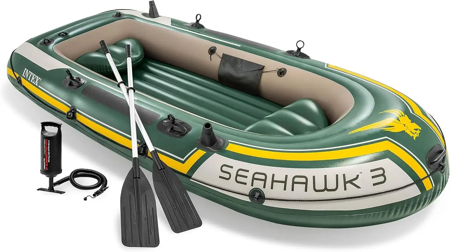 INTEX 66332EP 시호크 2인용 팽창식 보트 세 - Fishing Rod Boat 리뷰 및 가격