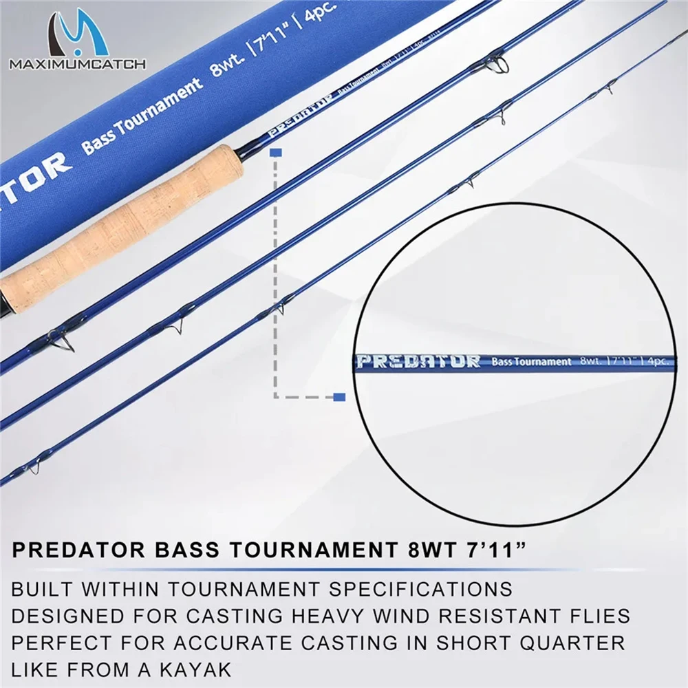 맥시멈캐치 9피트 8-12WT 프레데터 해수 플라이 낚 - Fishing Rod Fly 리뷰 및 가격