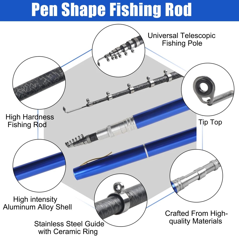1.6m/1m 포켓 펜 낚싯대 얼음 플라이 낚시 바다  - Fishing Rod Ice 리뷰 및 가격