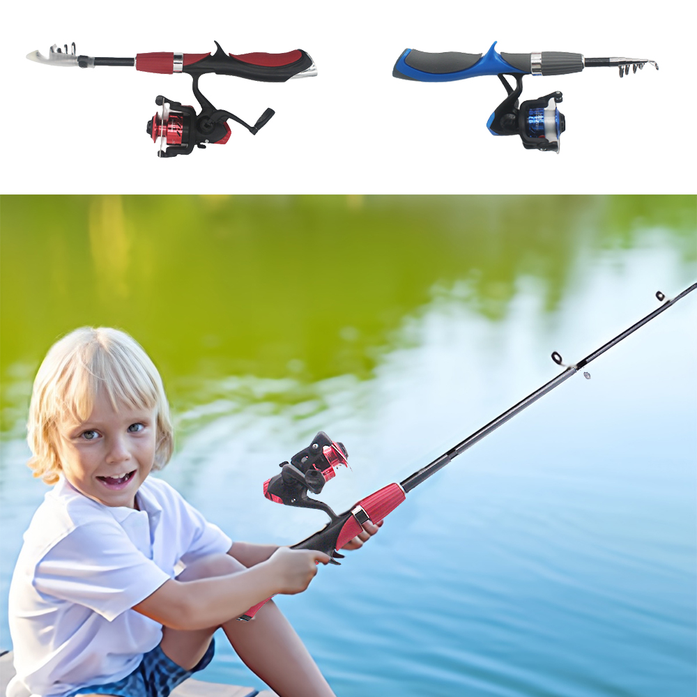 어린이 낚시대 세트 어린이를위한 낚싯대 스피닝 릴 미끼 - Fishing Rod Ice 리뷰 및 가격